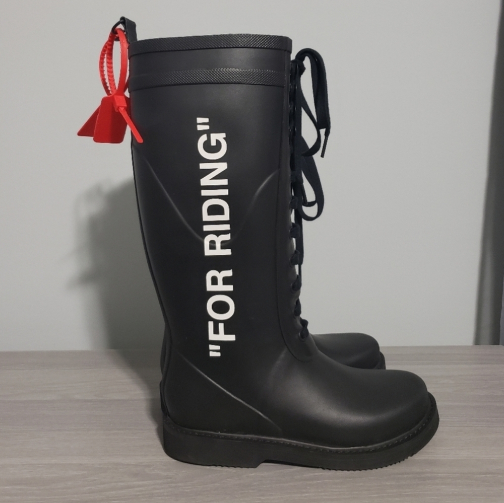 Sale: Off-White Rain Boots - EU 39 = US 8.5 - Picture 2 of 9